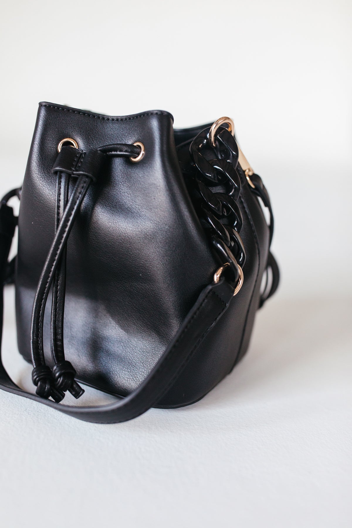 Becca Black Bucket Bag, alternate, color, Black