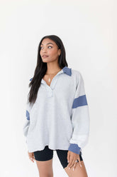 Hudson Navy Pullover, Alternate, Color, Navy/Gray