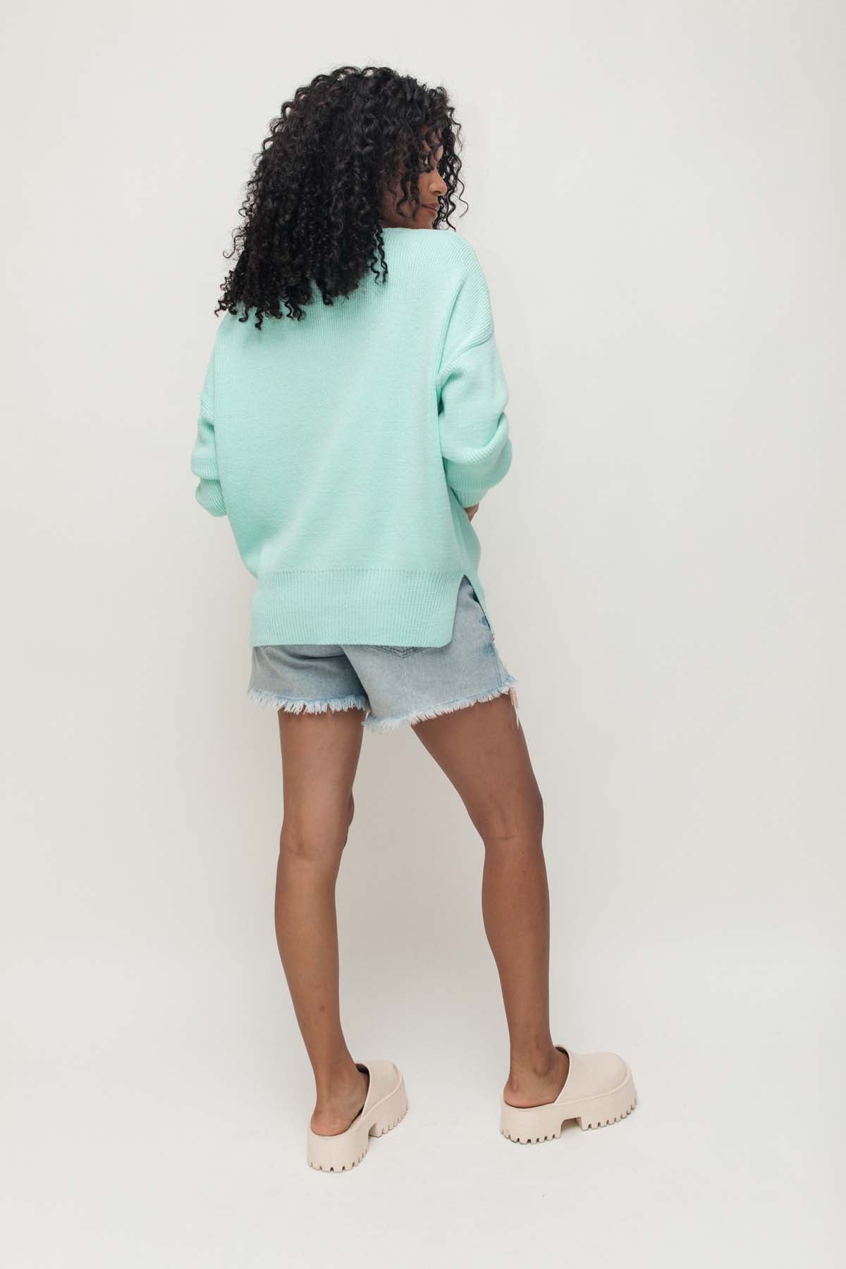 Cole Mint Lightweight Sweater, alternate, color, Mint