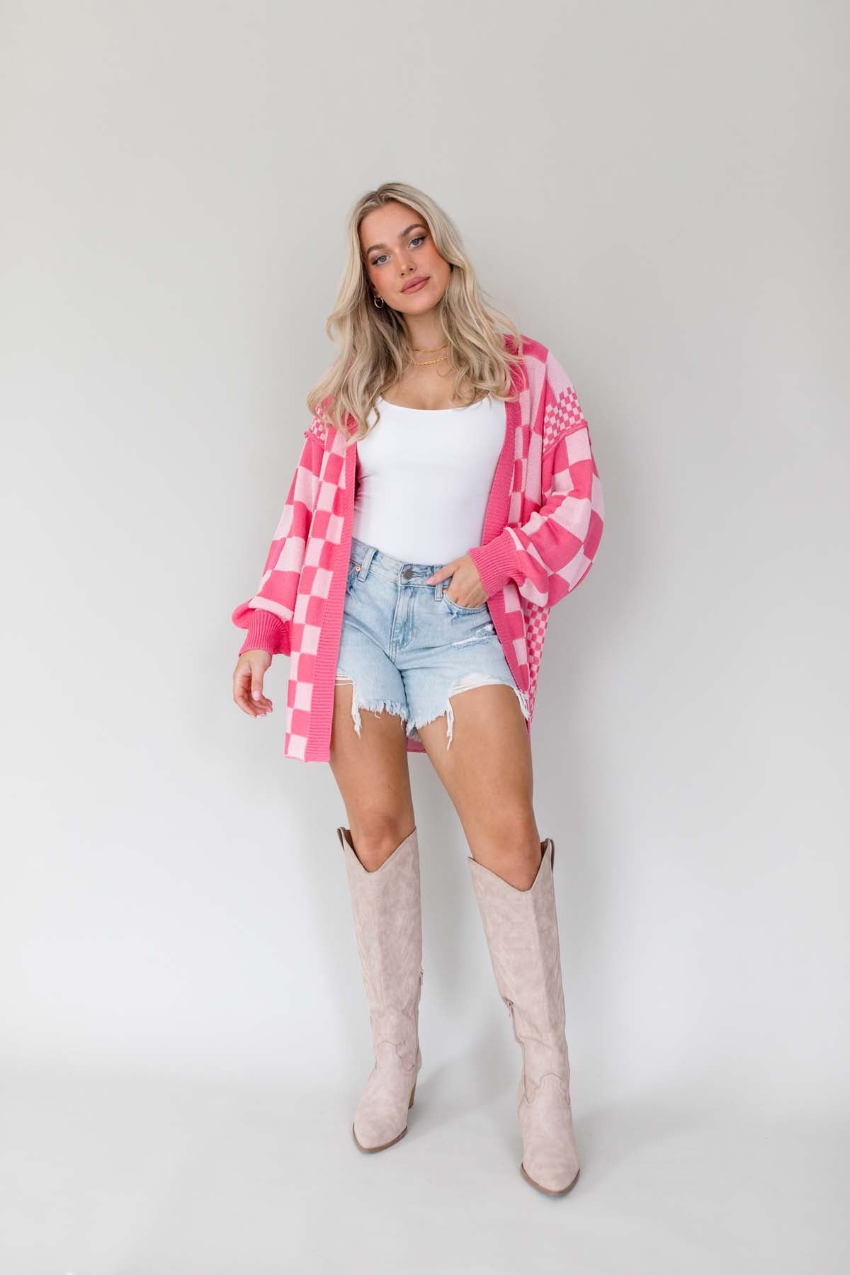 Adeline Fuchsia Lightweight Cardigan, alternate, color, Fuchsia