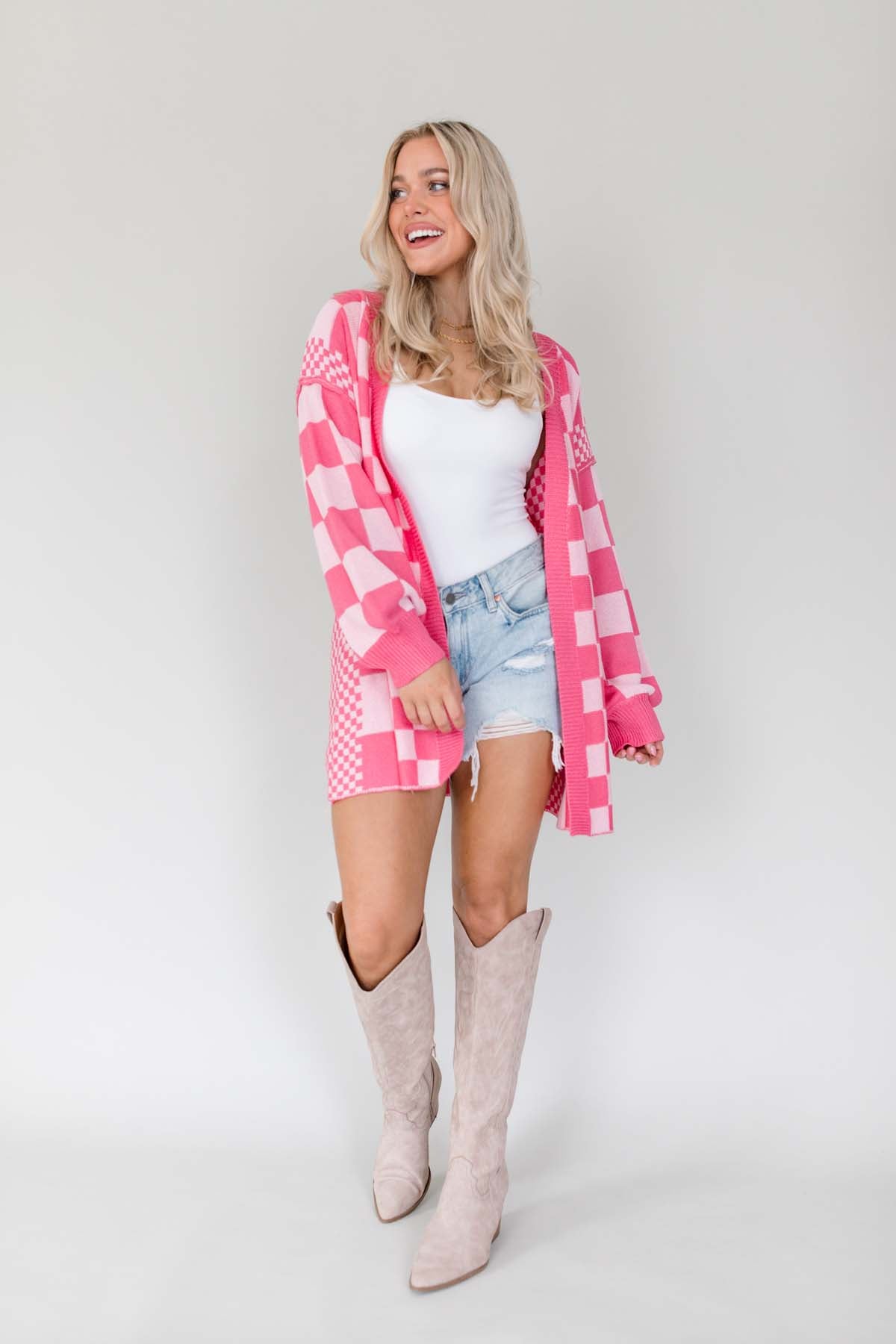 Adeline Fuchsia Lightweight Cardigan, alternate, color, Fuchsia