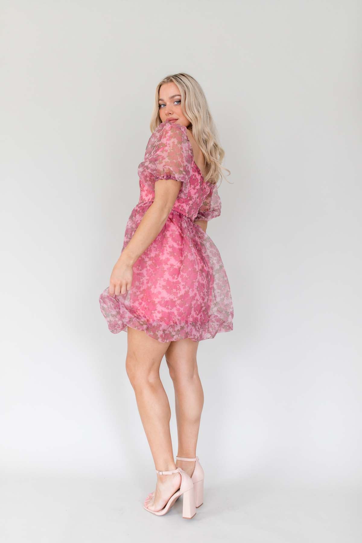 Gigi Babydoll Dress, alternate, color, Floral