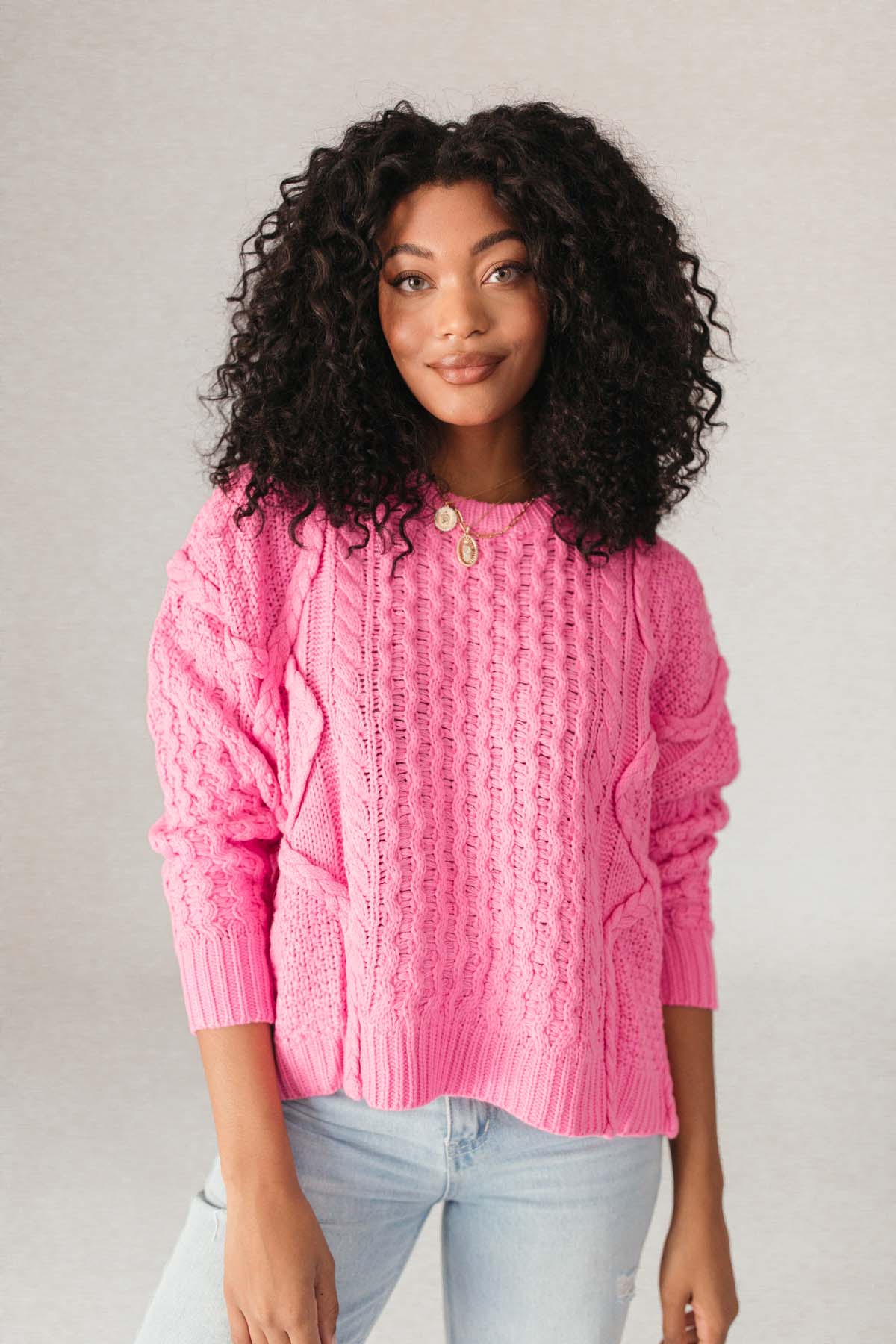 RESTOCK - Textured Knit Sweater