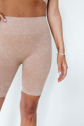 Chrissy Biker Shorts, alternate, color, Sand