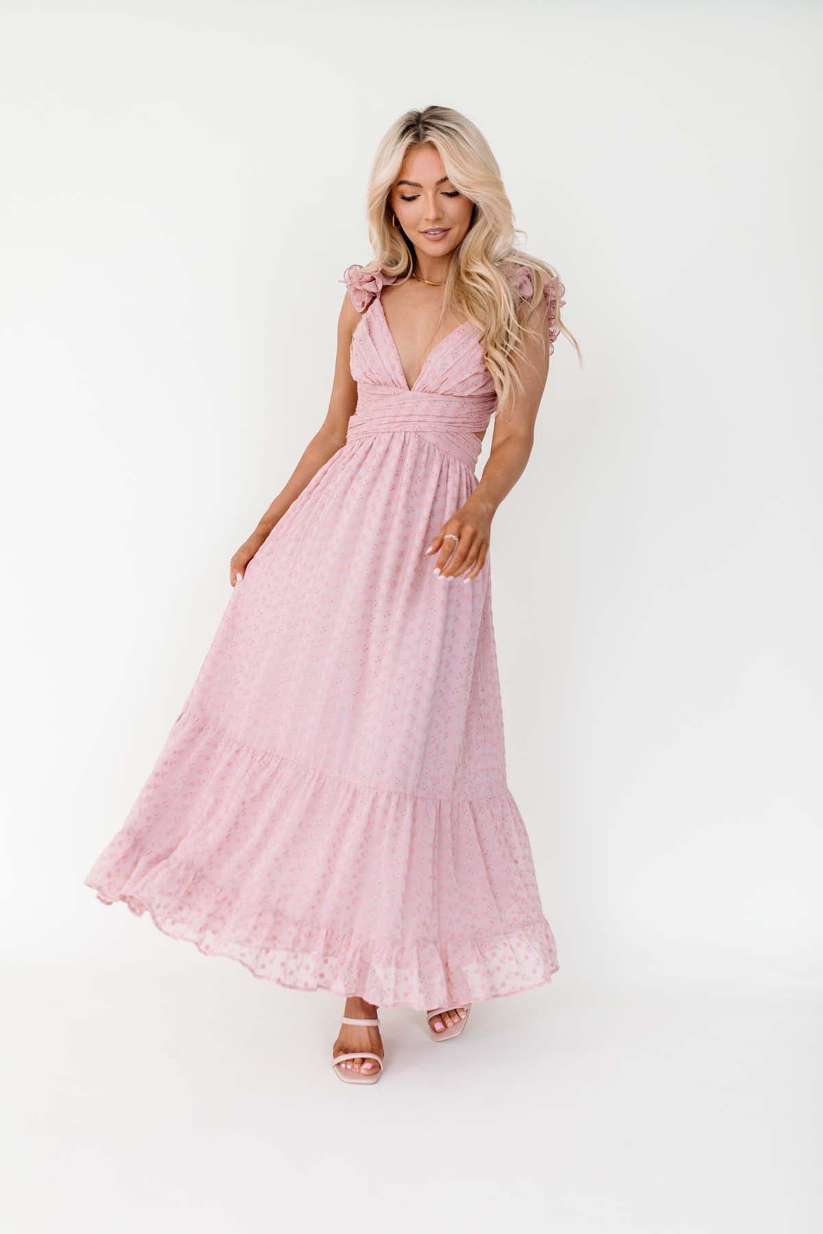 Maddox Rose Maxi, alternate, color, Rose