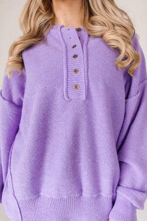 Kayla Lavender Sweater, Alternate, Color, Lavender
