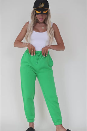 Georgia Kelly Green Sweatpants, product video thumbnail
