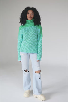 Mariah Turtleneck Sweater, product video thumbnail