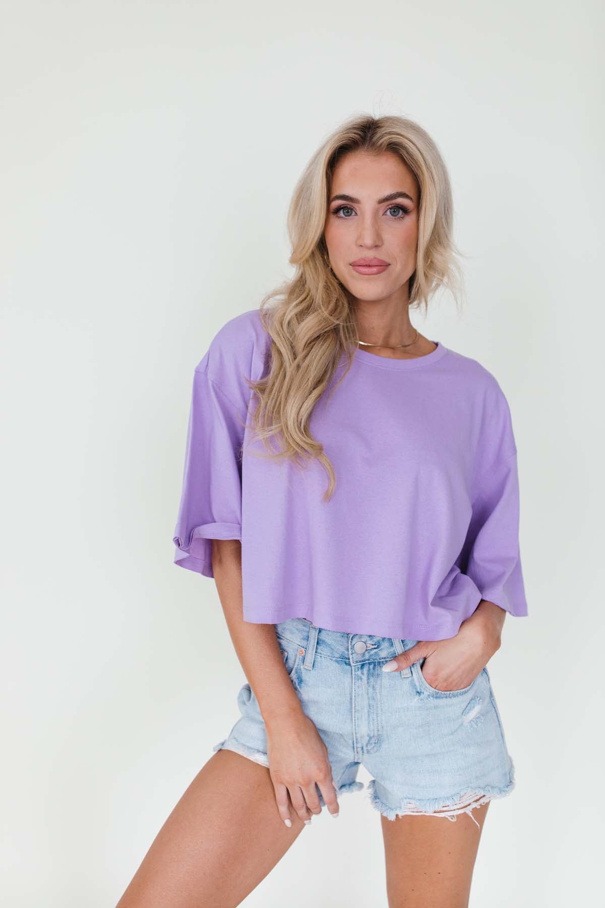 Crystal Lavender Tee, alternate, color, Lavender