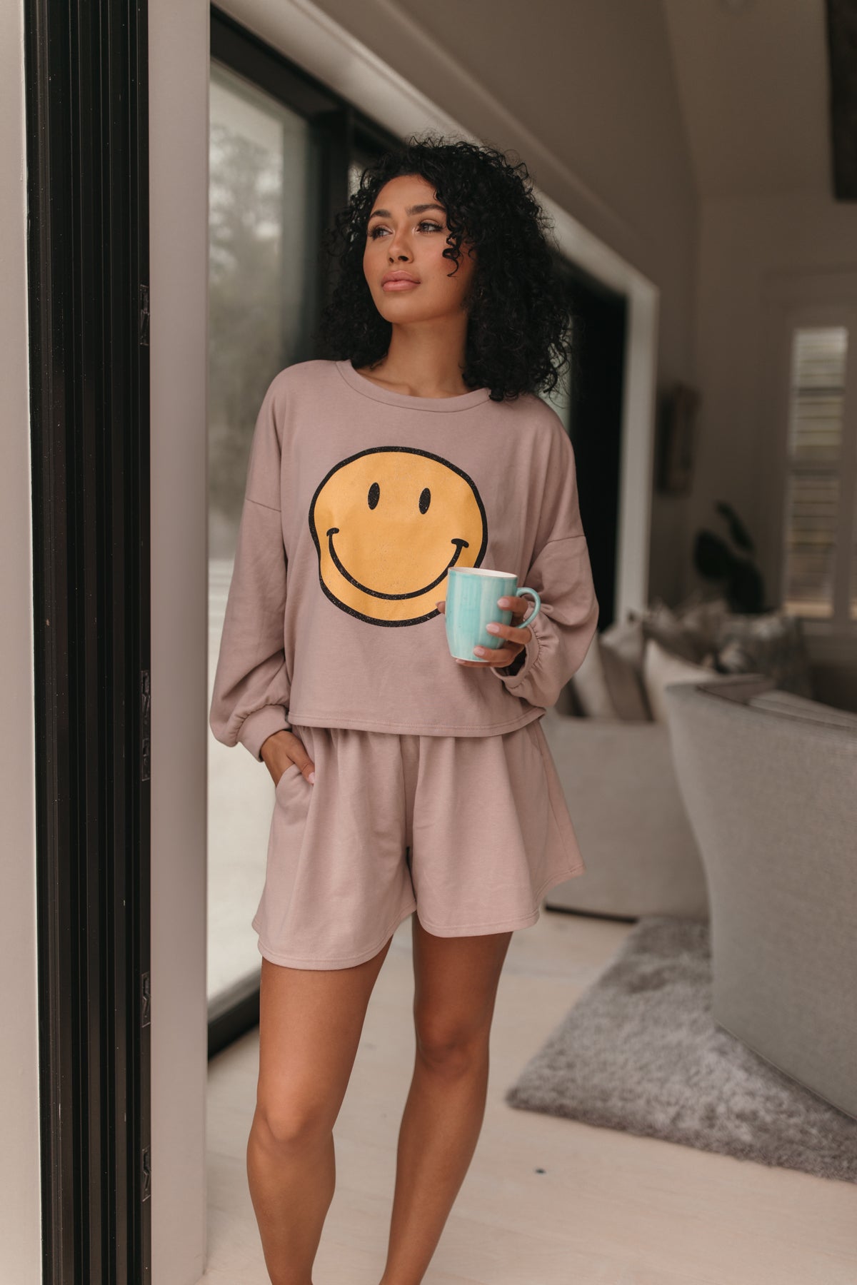 Palmer Mocha Smiley Set, alternate, color, Mocha