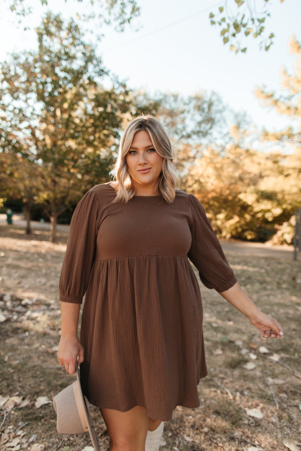 Bridget Dress, alternate, color, brown
