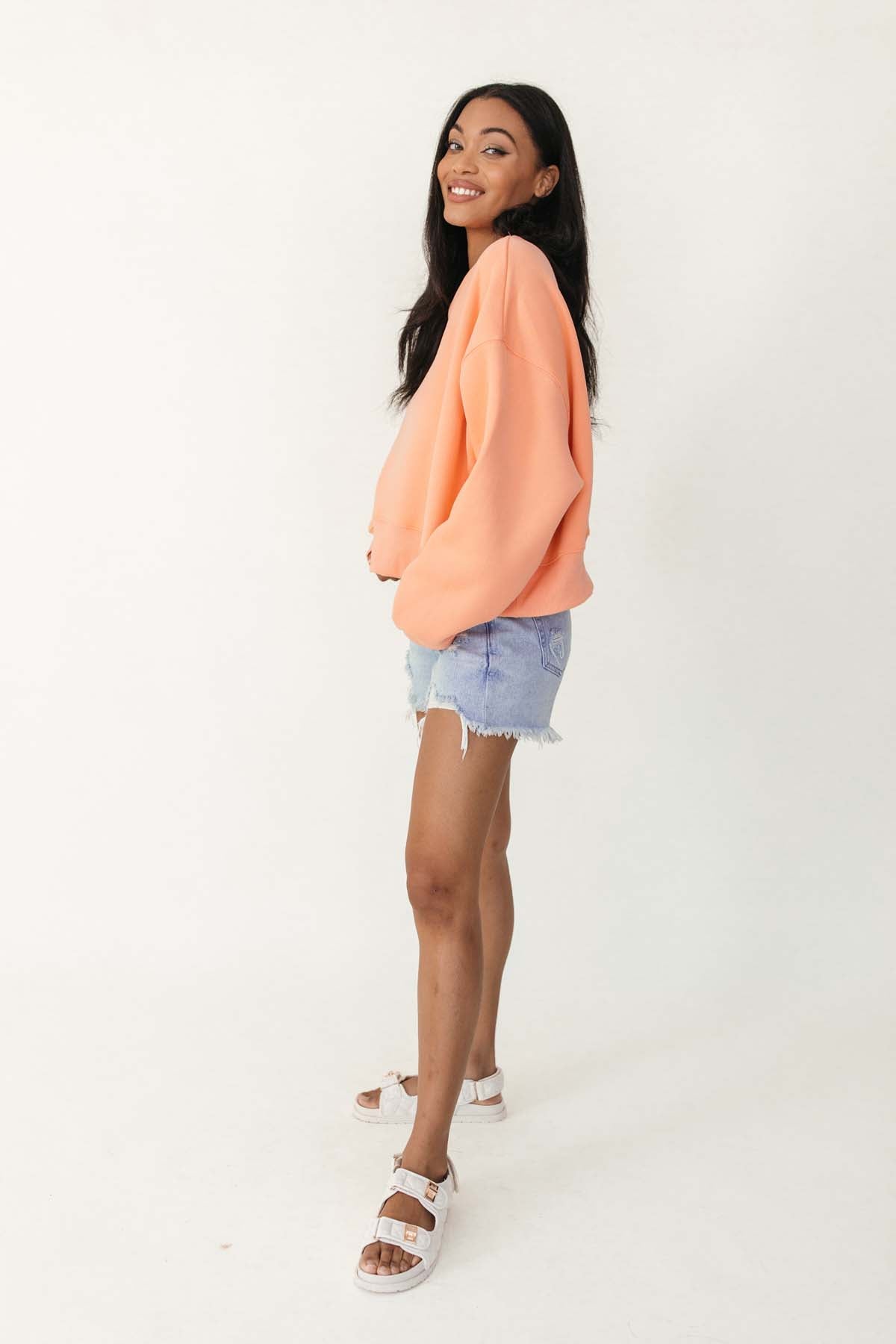 Tyler Sweatshirt, alternate, color, Orange