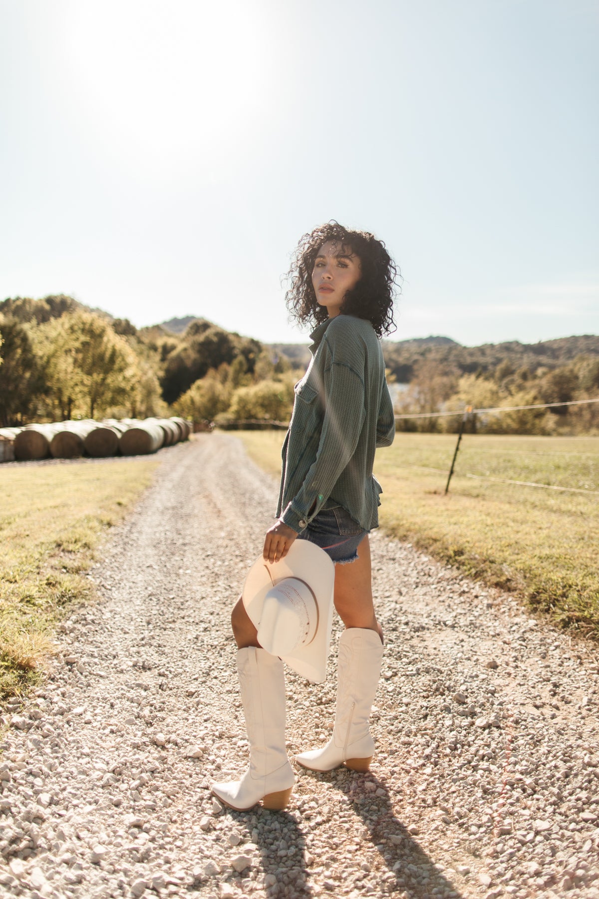 Teal Quary Relaxed Button Down, Alternate, color, Washed Teal