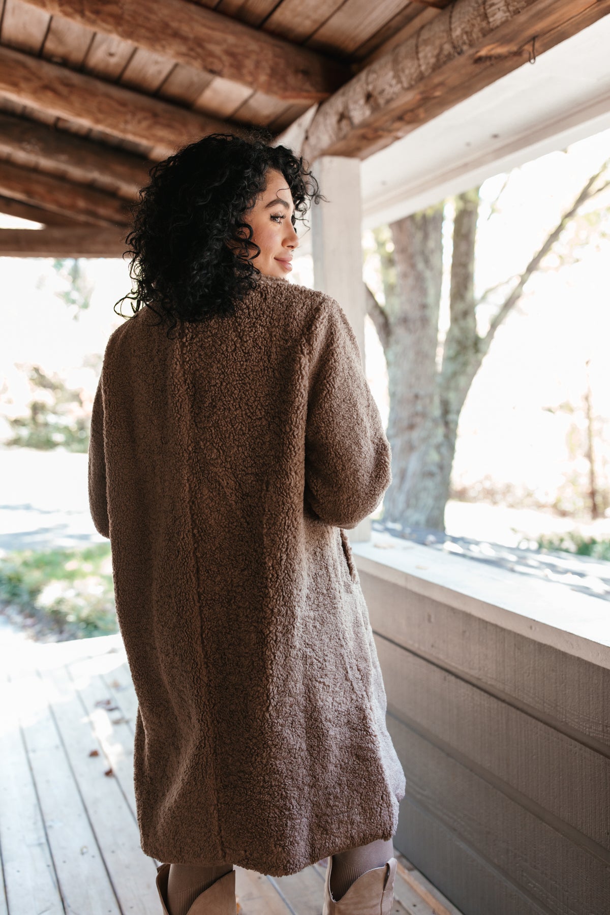 Collins Sherpa Trench Jacket, alternate, color, Mushroom