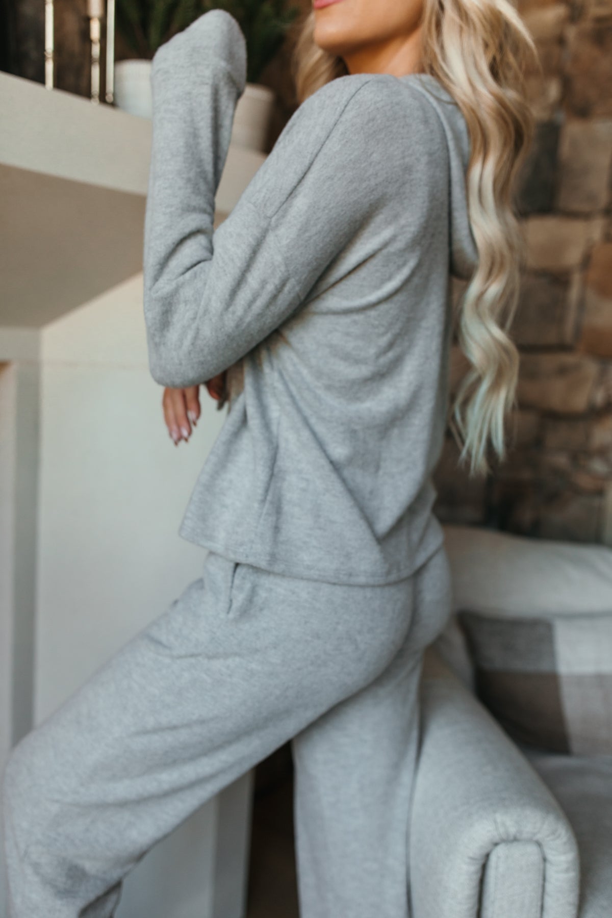 Kennedy Cozy Sweatshirt, Alternate, Color, Light Grey