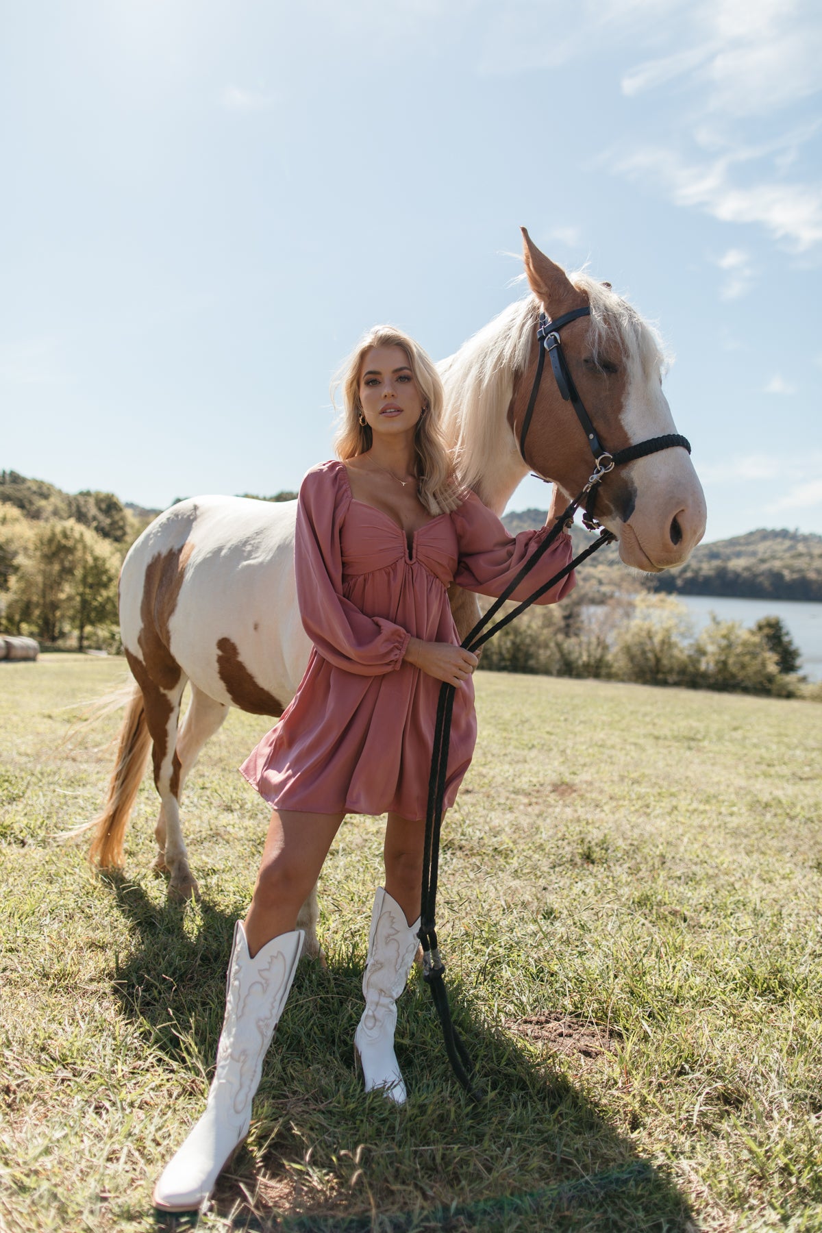 Kelsea Dress, Alternate, Color, Rosebud