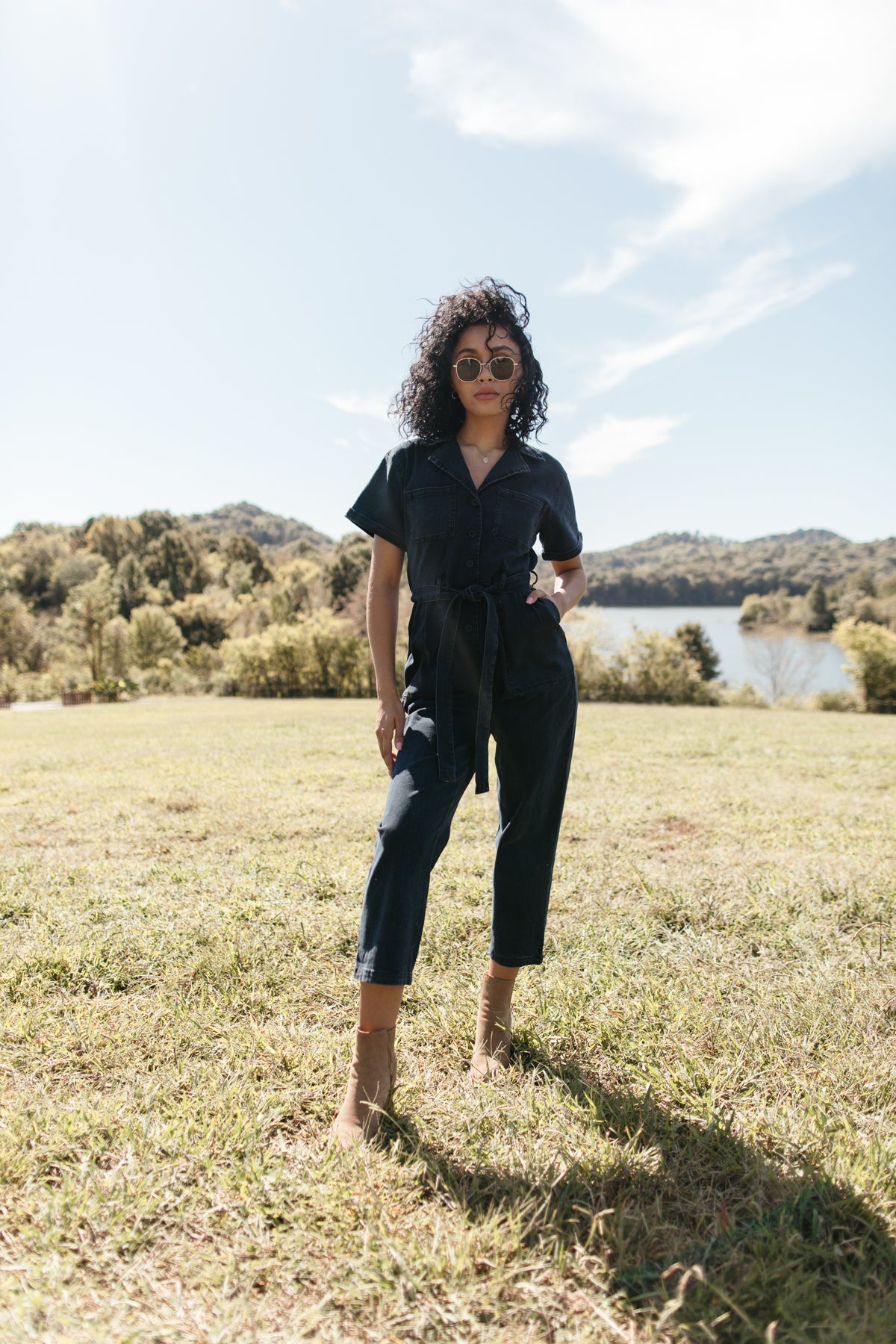 Gemma Denim Jumpsuit