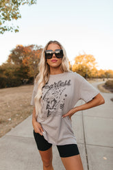 Aimee Fearless Graphic Tee, alternate, color, Grey