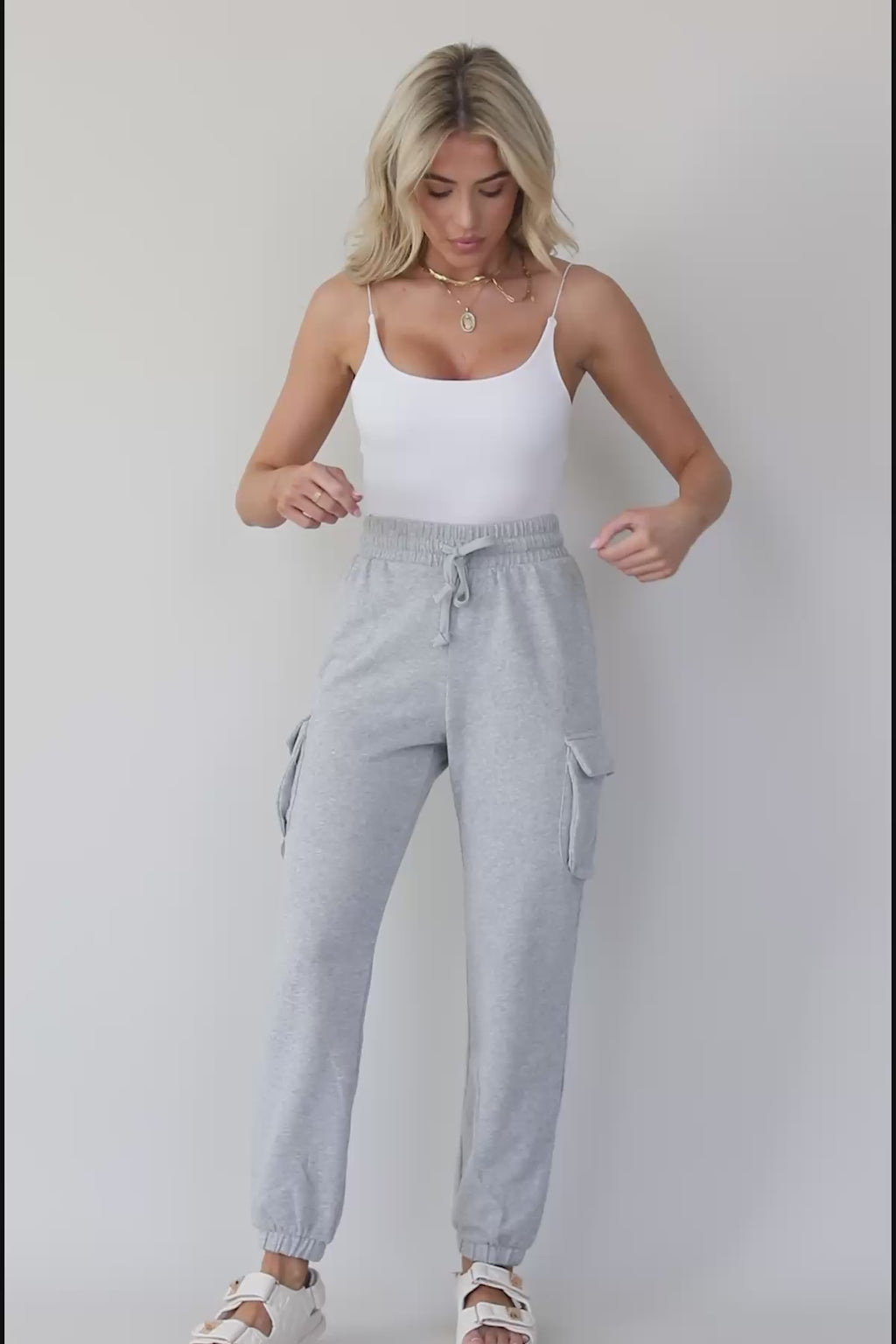 Dakota Grey Sweatpants, product video thumbnail