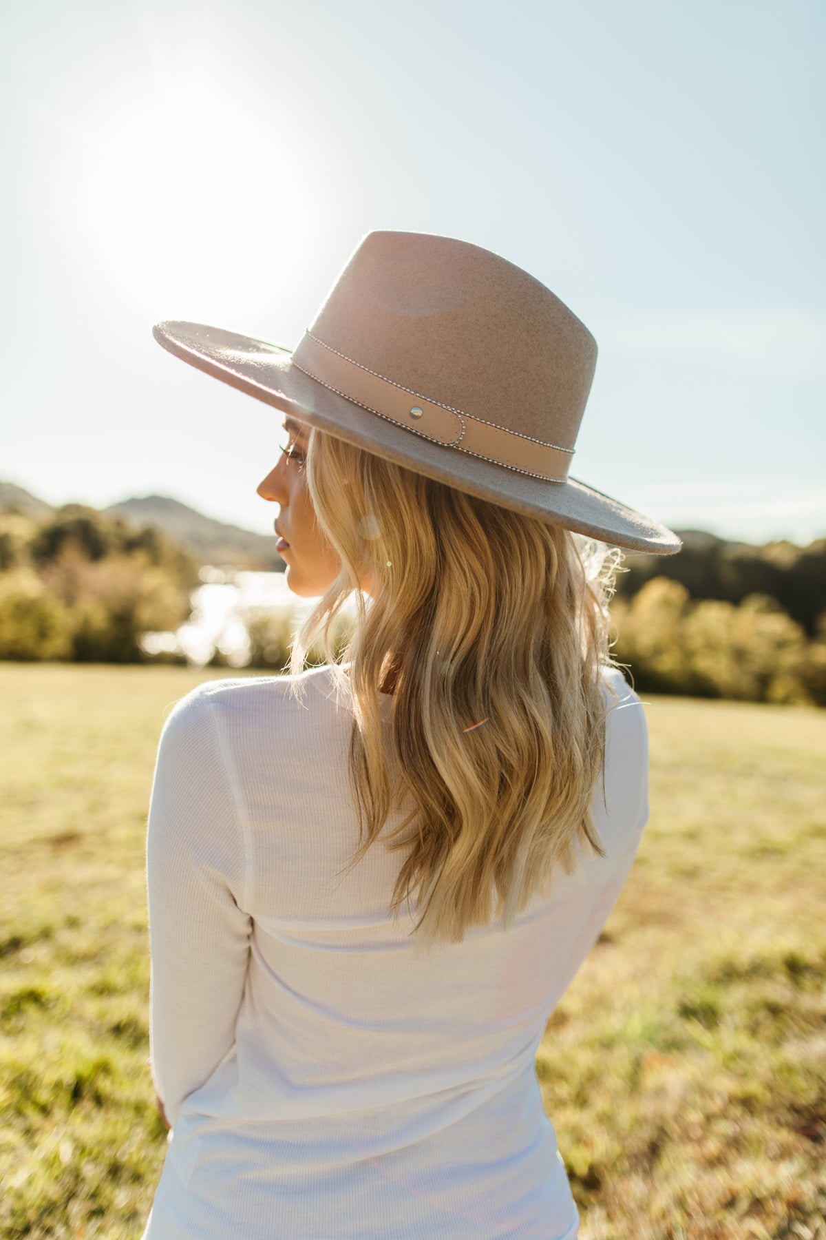 Marguerite Long Sleeve White, Alternate, Color, White