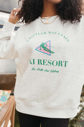 Ski Resort Sweatshirt, alternate, color, Heather Gray