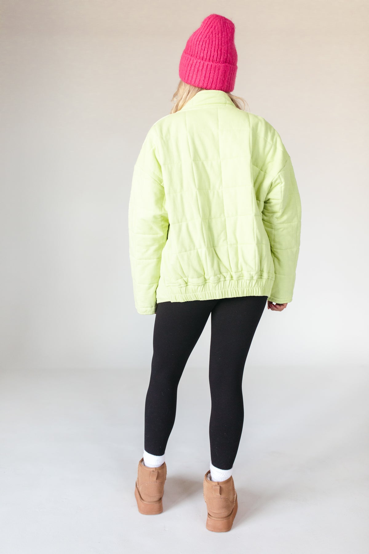 Drew Lime Jacket, alternate, color, Lime