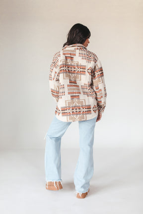 Juliana Aztec Jacket, alternate, color, Taupe