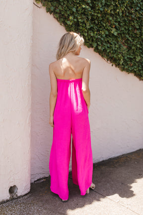 Selena Jumpsuit, alternate, color, Pink