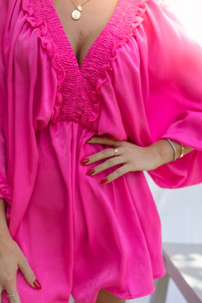 Crystal Romper, alternate, color, Fuchsia