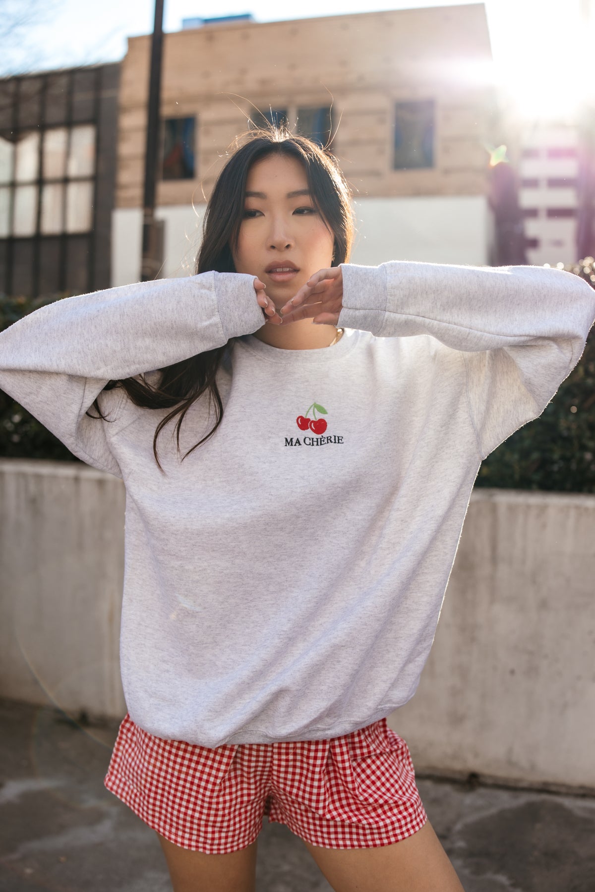 MACHERIE Grey Sweatshirt