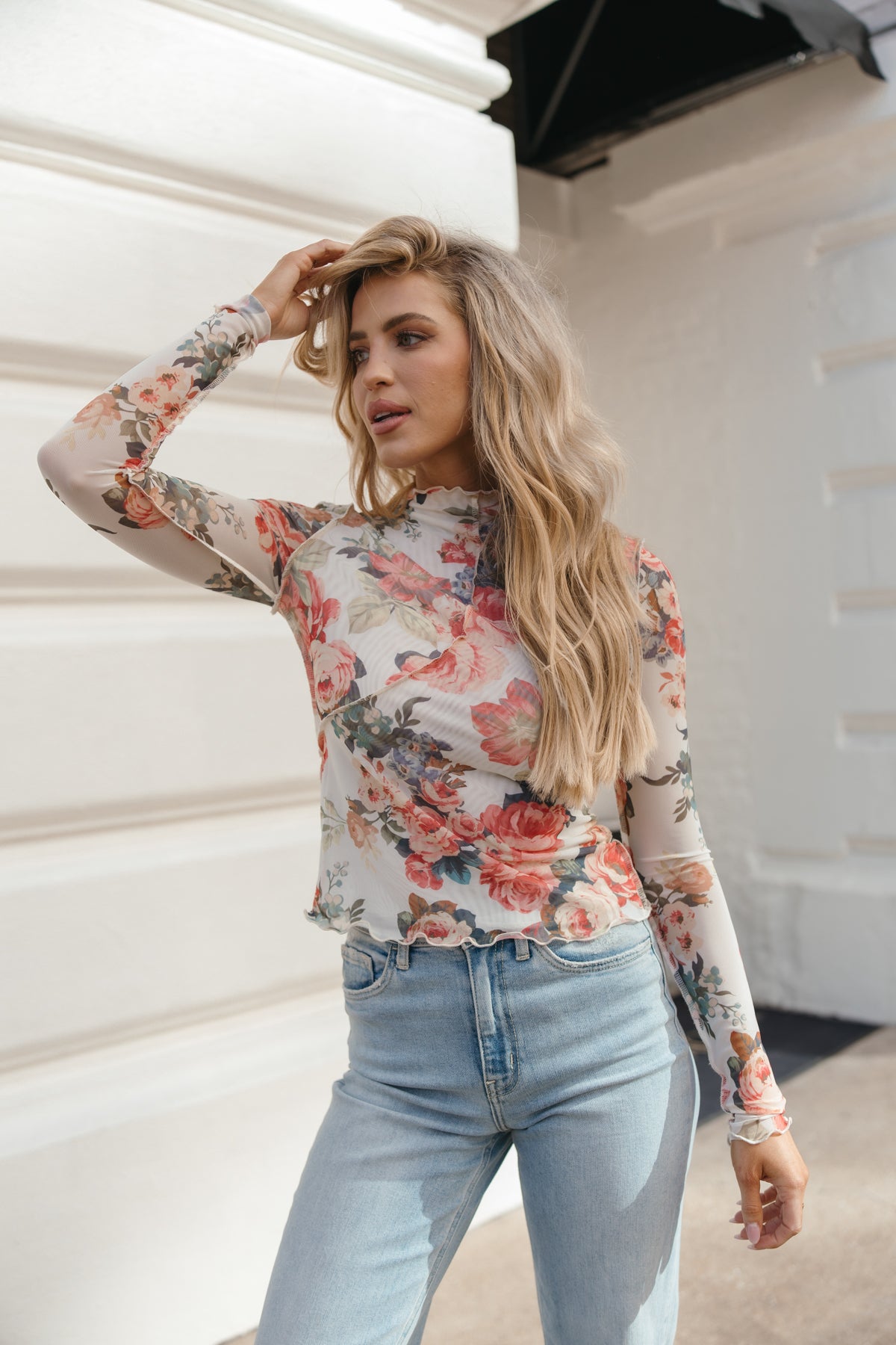 Valerie Floral Top