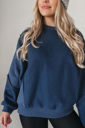 Jude Blue Sweatshirt, alternate, color, Blue