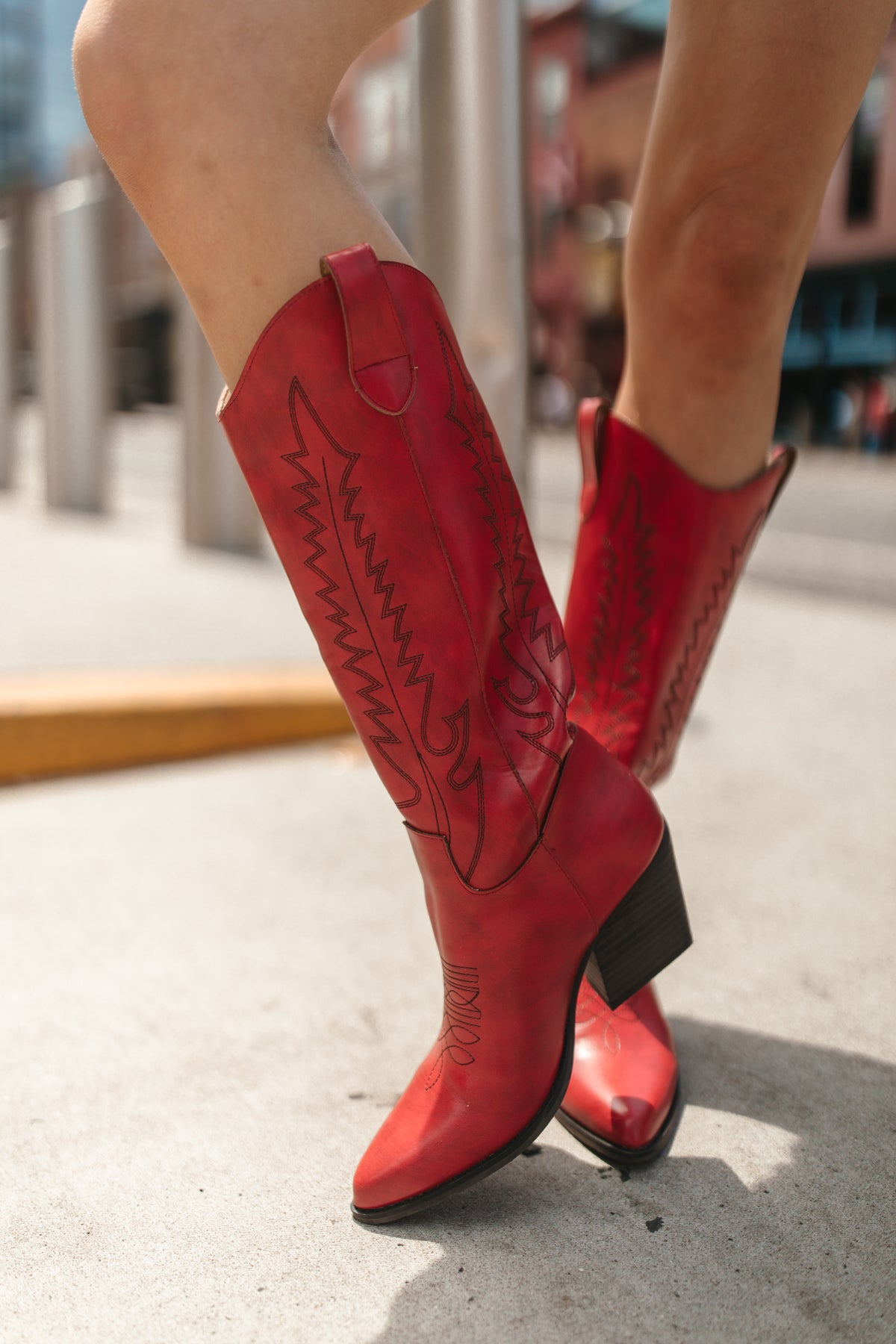 Red Hot Summer Boots, alternate, color, Red