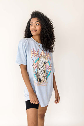Dreamer Graphic Tee, alternate, color, Light Blue