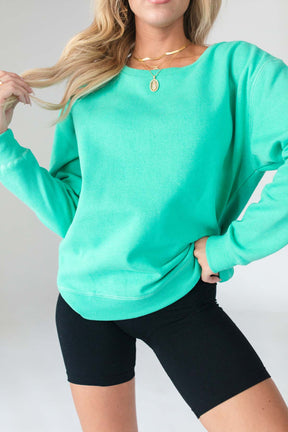 Levi Sweatshirt, alternate, color, Jade