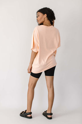 Sasha Peach Tee, alternate, color, Peach