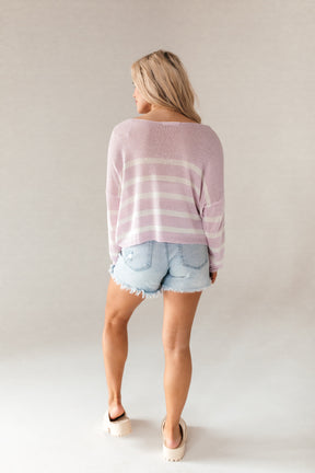 Mallory Lavender Sweater, alternate, color, Lavender 
