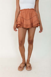 Emelia Clay Skort, alternate, color, Clay