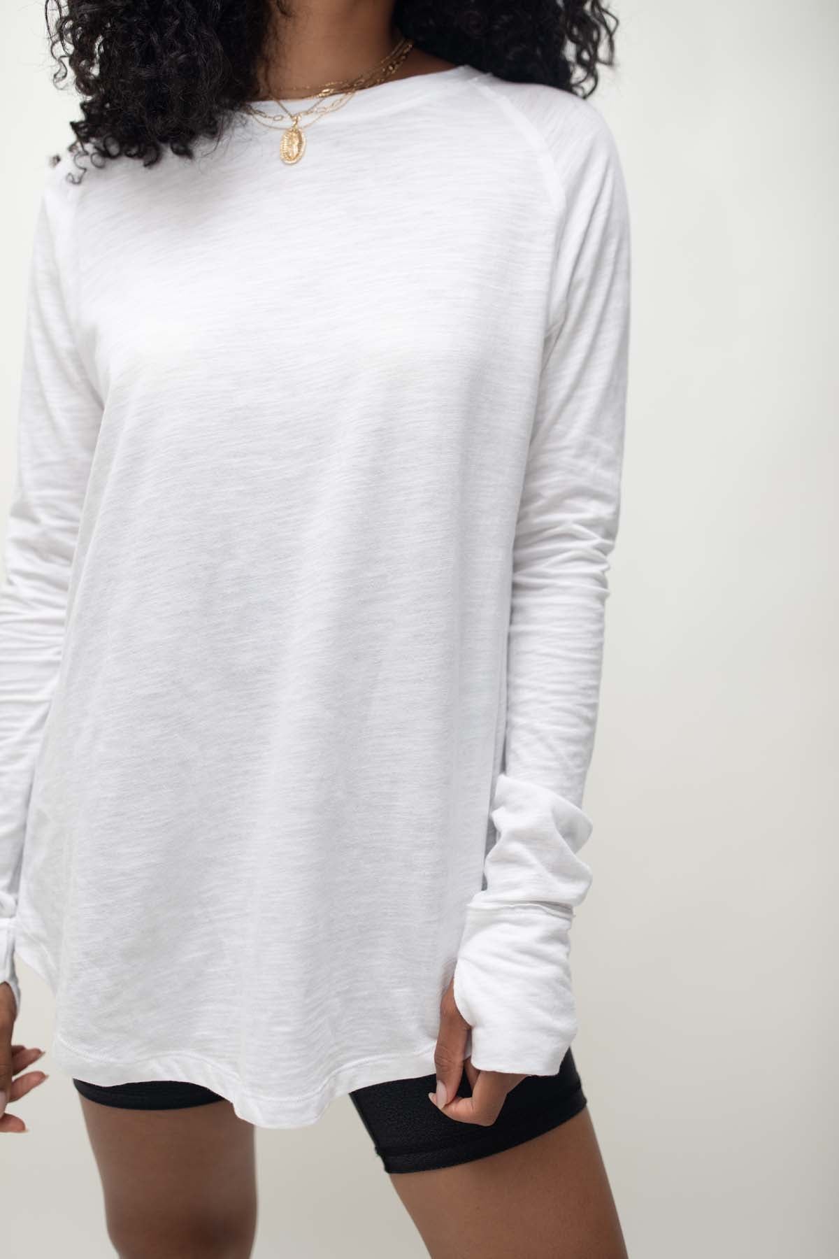 Tina Long Sleeve, alternate, color, White