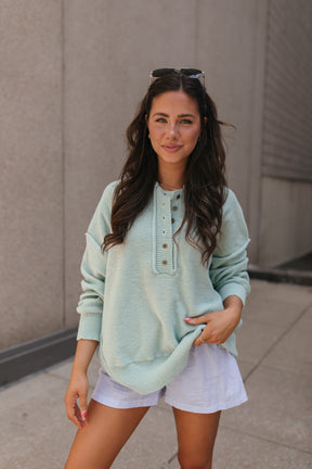 Kayla Mint Sweater, alternate, color, Mint