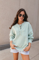 Kayla Mint Sweater, alternate, color, Mint