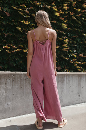 Kingsley Rose Jumpsuit, alternate, color, Rose