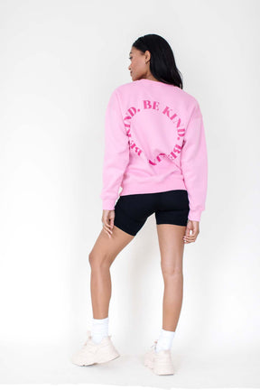 Be Kind Sweatshirt, alternate, color, Bubblegum