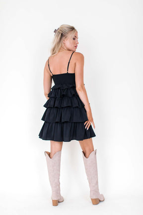 Kristin Dress, alternate, color, Black