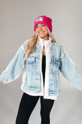 Shepherd Denim Jacket, alternate, color, Denim