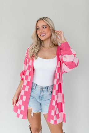 Adeline Fuchsia Lightweight Cardigan, alternate, color, Fuchsia