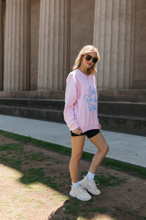 The Cocktail Club Sweatshirt, alternate, color, Baby Pink