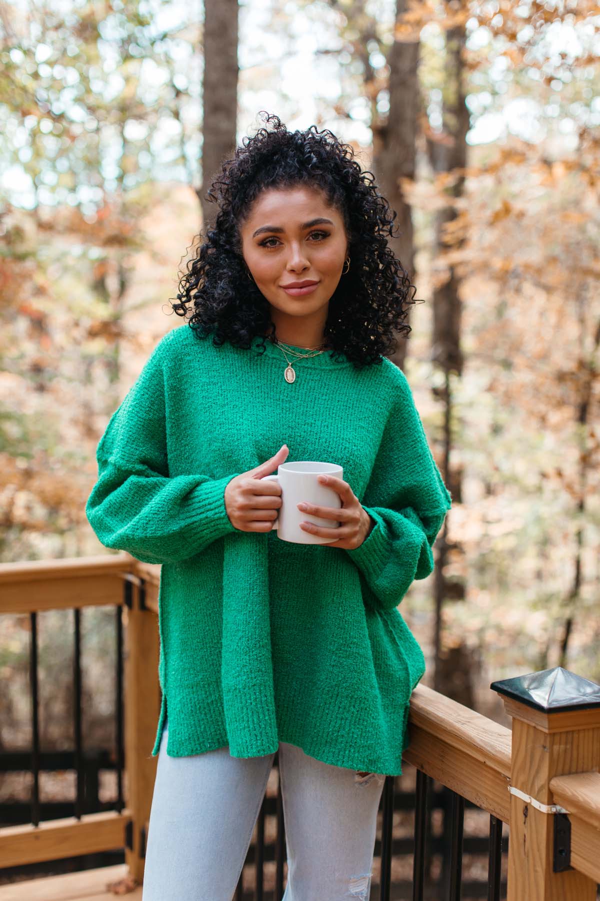 Alexandria Sweater, alternate, color, Pine