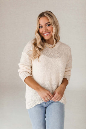 Isla Sweater, Alternate, Color, Ivory