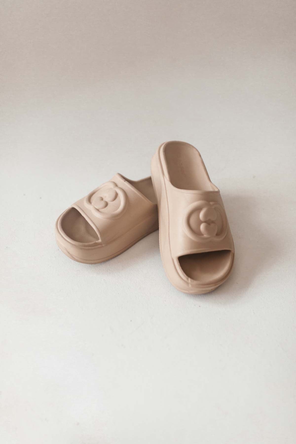 Briana Taupe Chunky Slides, alternate, color, Taupe